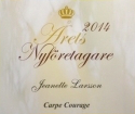 Årets Nyföretagare 2014 Jeanette Larsson Carpe Courage